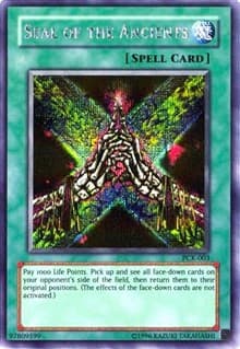 Seal of the Ancients (Power of Chaos: Kaiba the Revenge) - Yu-Gi-Oh! Video Game Promotional Cards - YuGiOh card