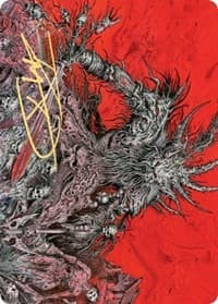 Varragoth, Bloodsky Sire Art Card (Gold-Stamped Signature) - Art Series: Kaldheim - Magic: The Gathering card