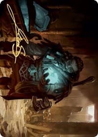 Vault Robber Art Card (Gold-Stamped Signature) - Art Series: Kaldheim - Magic: The Gathering card