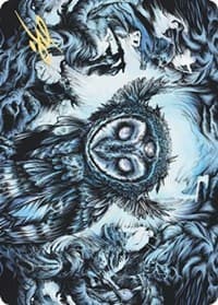 Vega, the Watcher Art Card (Gold-Stamped Signature) - Art Series: Kaldheim - Magic: The Gathering card