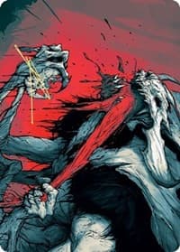 Vorinclex, Monstrous Raider Art Card (79/81) (Gold-Stamped Signature) - Art Series: Kaldheim - Magic: The Gathering card