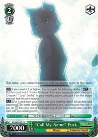 "Call My Name" Puck - Re:ZERO: The Frozen Bond - Weiss Schwarz card