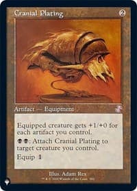 Cranial Plating - The List Reprints - Magic: The Gathering card