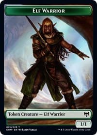 Elf Warrior // Zombie Berserker Double-Sided Token - Kaldheim - Magic: The Gathering card
