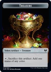 Treasure // Bird Double-Sided Token - Kaldheim - Magic: The Gathering card
