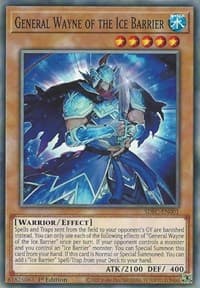 General Wayne of the Ice Barrier - Structure Deck: Freezing Chains - YuGiOh card