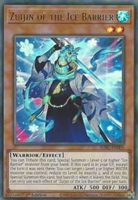 Zuijin of the Ice Barrier - Structure Deck: Freezing Chains - YuGiOh card