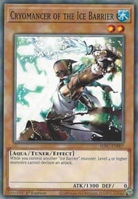 Cryomancer of the Ice Barrier - Structure Deck: Freezing Chains - YuGiOh card