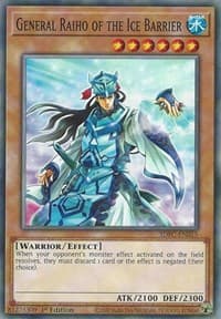 General Raiho of the Ice Barrier - Structure Deck: Freezing Chains - YuGiOh card