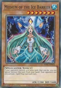 Medium of the Ice Barrier - Structure Deck: Freezing Chains - YuGiOh card