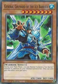 General Grunard of the Ice Barrier - Structure Deck: Freezing Chains - YuGiOh card