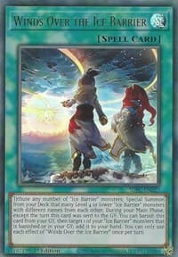 Winds Over the Ice Barrier - Structure Deck: Freezing Chains - YuGiOh card