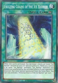 Freezing Chains of the Ice Barrier - Structure Deck: Freezing Chains - YuGiOh card