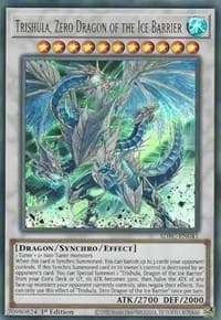 Trishula, Zero Dragon of the Ice Barrier - Structure Deck: Freezing Chains - YuGiOh card