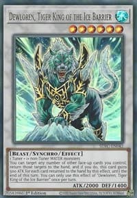 Dewloren, Tiger King of the Ice Barrier - Structure Deck: Freezing Chains - YuGiOh card