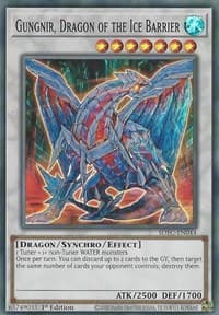 Gungnir, Dragon of the Ice Barrier - Structure Deck: Freezing Chains - YuGiOh card