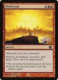 Obliterate (World Championship 2003) - Oversize Cards - Magic: The Gathering card