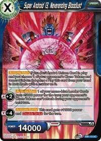 Super Android 13, Neverending Bloodlust - Battle Evolution Booster - Dragon Ball Super: Masters card