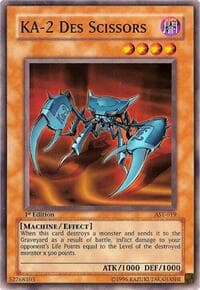 KA-2 Des Scissors - Ancient Sanctuary - YuGiOh card