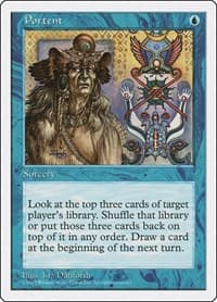 Portent - Fifth Edition - Magic: The Gathering card