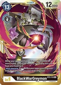 BlackWarGreymon - Release Special Booster 1.5 - Digimon Card Game card