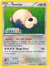 Snorlax - 80/106 (Build-a-Bear Workshop Exclusive) - Miscellaneous Cards & Products - Pokemon card