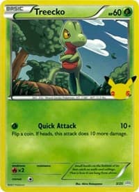 Treecko - McDonald's 25th Anniversary Promos - Pokemon card