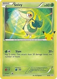 Snivy - McDonald's 25th Anniversary Promos - Pokemon card