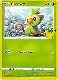Grookey - McDonald's 25th Anniversary Promos - Pokemon card