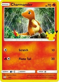 Charmander - McDonald's 25th Anniversary Promos - Pokemon card