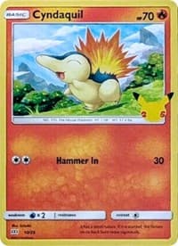 Cyndaquil - McDonald's 25th Anniversary Promos - Pokemon card