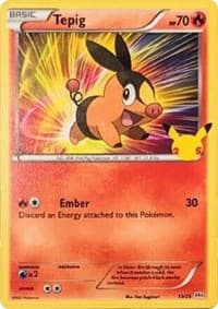 Tepig - McDonald's 25th Anniversary Promos - Pokemon card