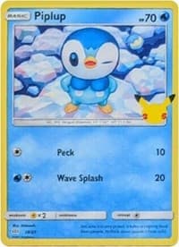 Piplup - McDonald's 25th Anniversary Promos - Pokemon card