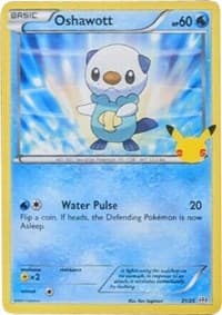 Oshawott - McDonald's 25th Anniversary Promos - Pokemon card