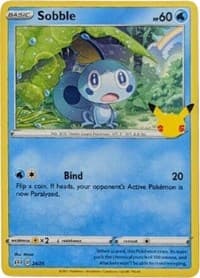Sobble - McDonald's 25th Anniversary Promos - Pokemon card