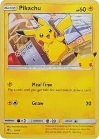 Pikachu - McDonald's 25th Anniversary Promos - Pokemon card
