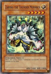 Zaborg the Thunder Monarch - Ancient Sanctuary - YuGiOh card
