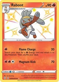 Raboot - Shining Fates: Shiny Vault - Pokemon card