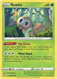 Rowlet - Shining Fates - Pokemon card