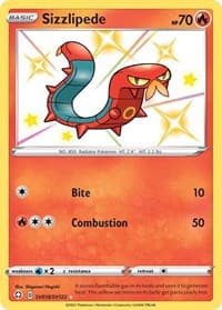 Sizzlipede - Shining Fates: Shiny Vault - Pokemon card