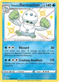 Galarian Darmanitan - Shining Fates: Shiny Vault - Pokemon card