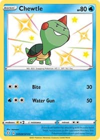 Chewtle - Shining Fates: Shiny Vault - Pokemon card