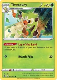 Thwackey - Shining Fates - Pokemon card