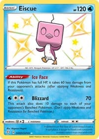 Eiscue - Shining Fates: Shiny Vault - Pokemon card