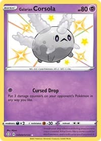 Galarian Corsola - Shining Fates: Shiny Vault - Pokemon card
