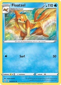 Floatzel - Shining Fates - Pokemon card