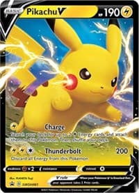 Pikachu V - SWSH061 - SWSH: Sword & Shield Promo Cards - Pokemon card
