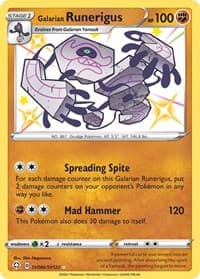 Galarian Runerigus - Shining Fates: Shiny Vault - Pokemon card