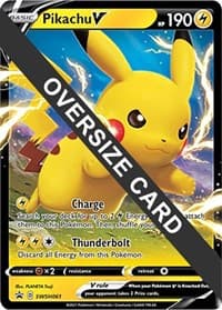Pikachu V - SWSH061 - Jumbo Cards - Pokemon card
