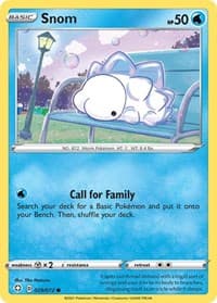 Snom - Shining Fates - Pokemon card